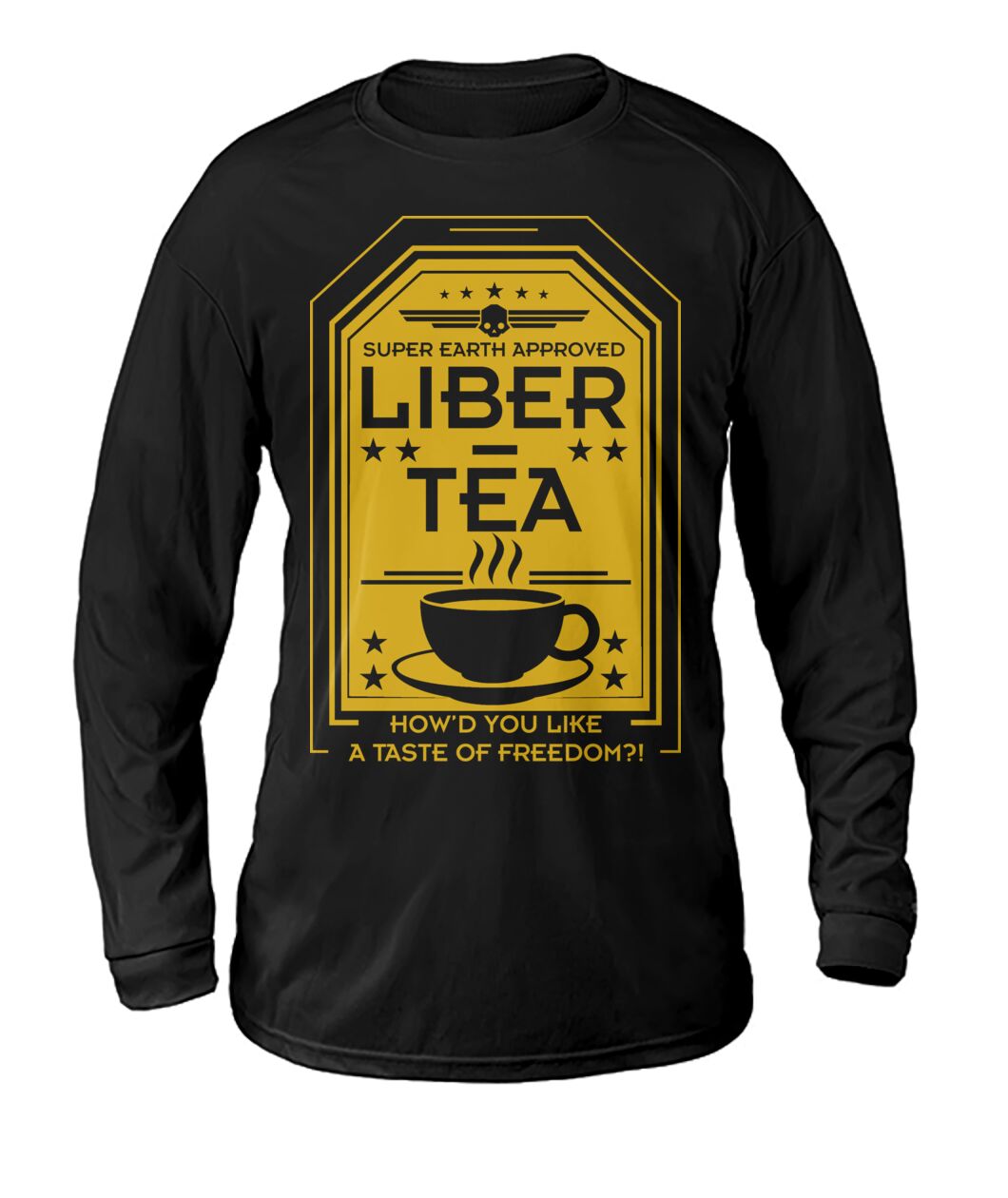 Helldivers Super Earth Approved Liber Tea T-Shỉt Helldivers Super Earth Approved Liber Tea T-Shỉt