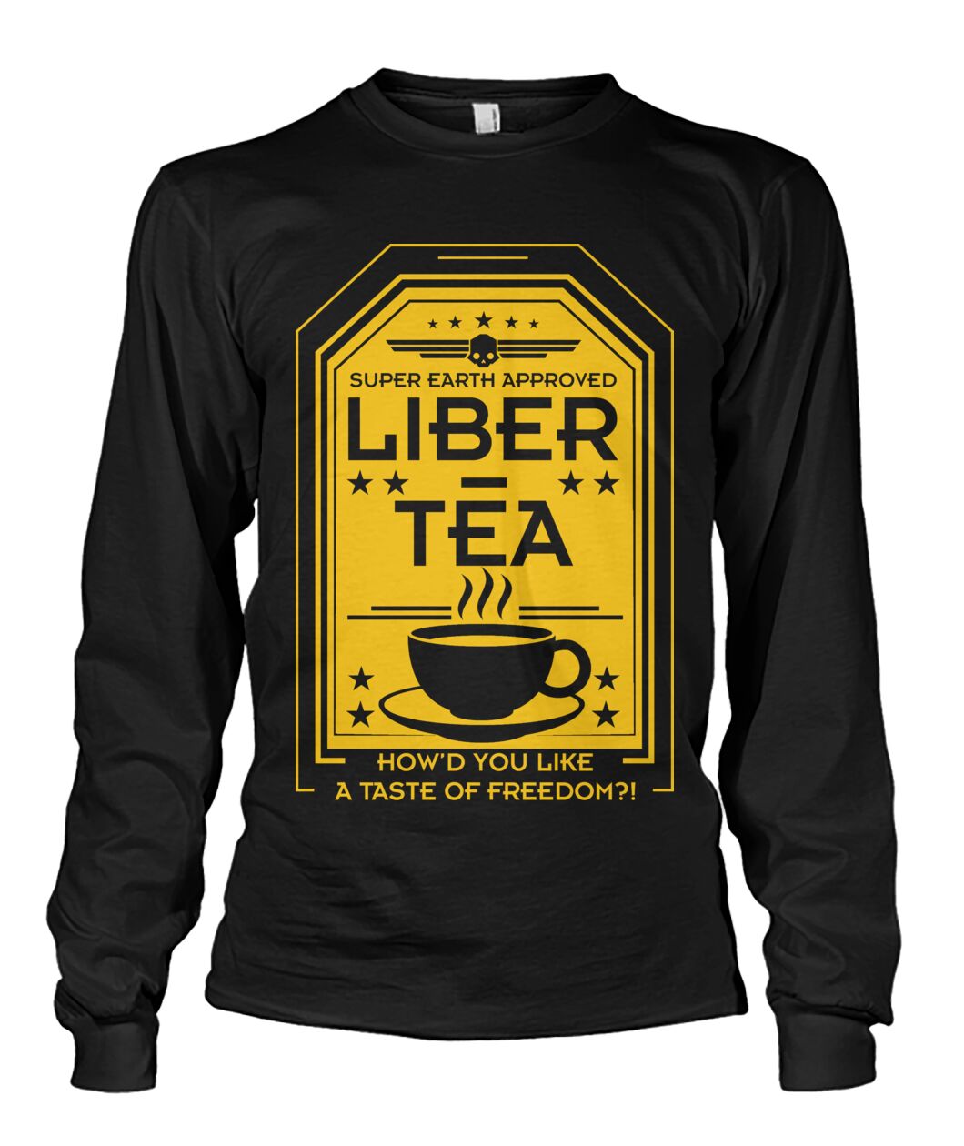 Helldivers Super Earth Approved Liber Tea T-Shỉt Helldivers Super Earth Approved Liber Tea T-Shỉt