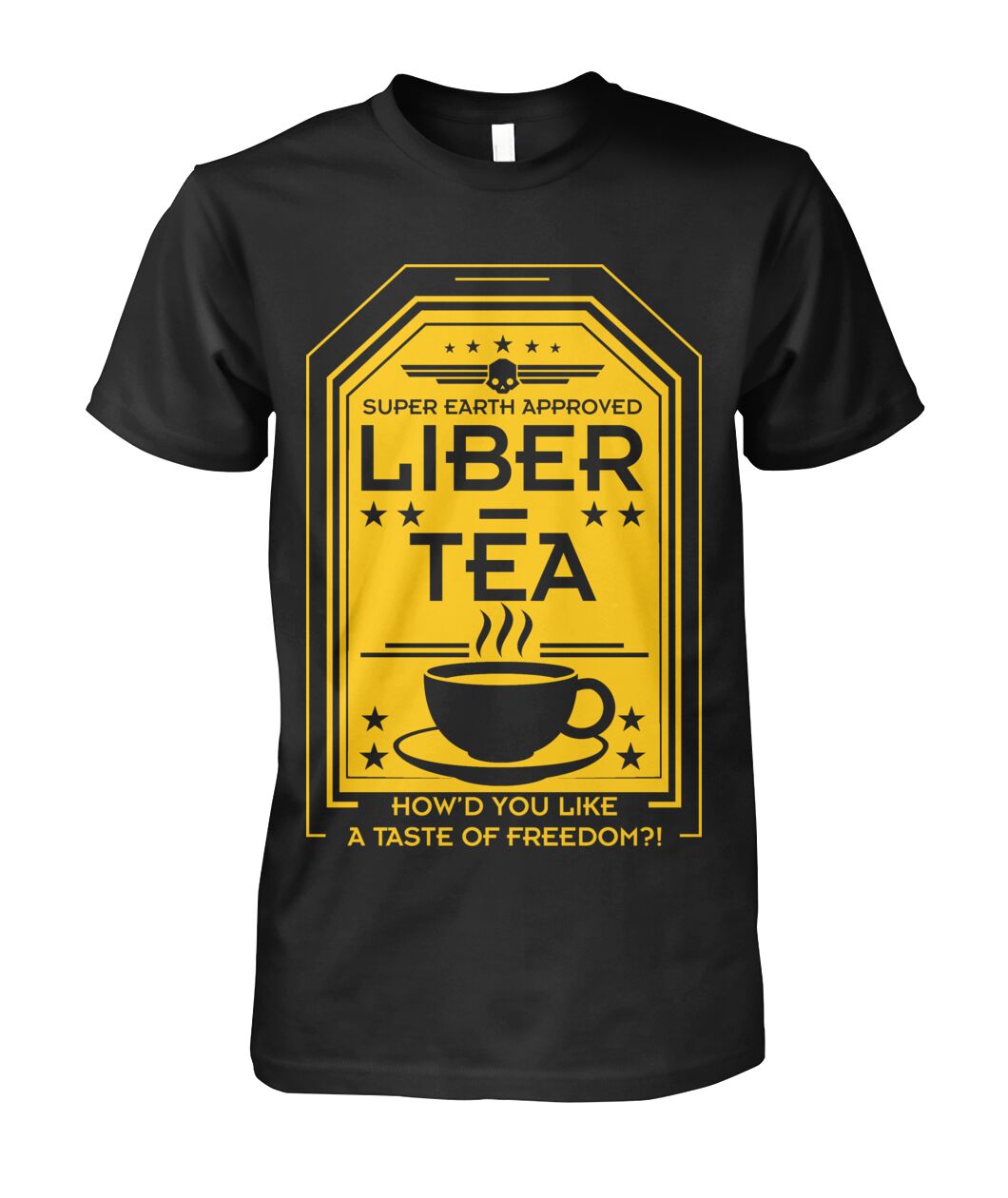 Helldivers Super Earth Approved Liber Tea T-Shỉt Helldivers Super Earth Approved Liber Tea T-Shỉt