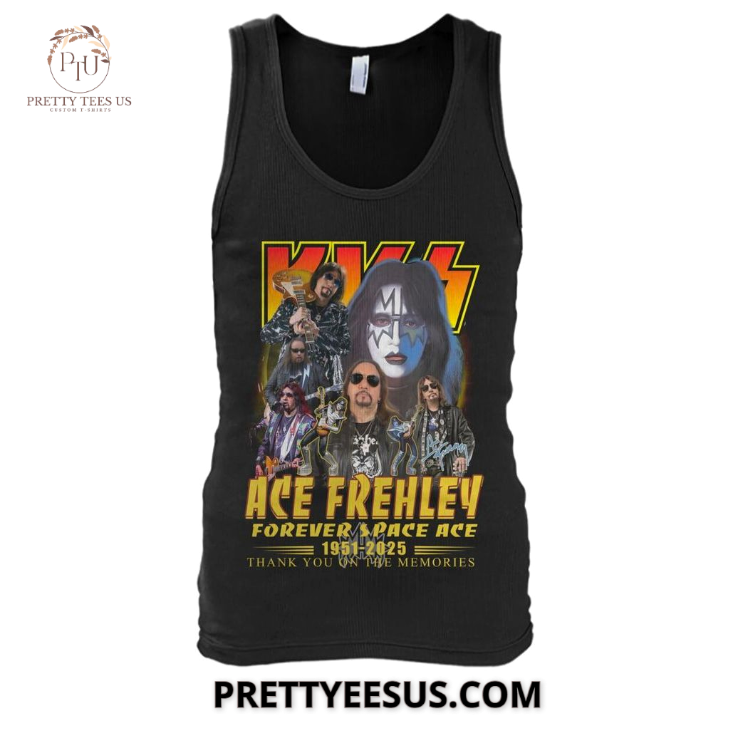 Ace Frehley Forever Space Ace 1951-2025 Thank You On The Memories T-Shirt Ace Frehley Forever Space Ace 1951-2025 Thank You On The Memories T-Shirt