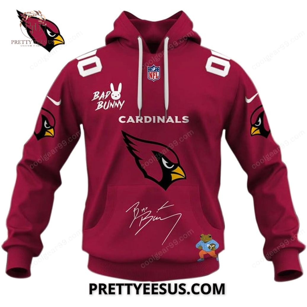 Arizona Cardinals x Bad Bunny 2026 Super Bowl Hoodie Arizona Cardinals x Bad Bunny 2026 Super Bowl Hoodie