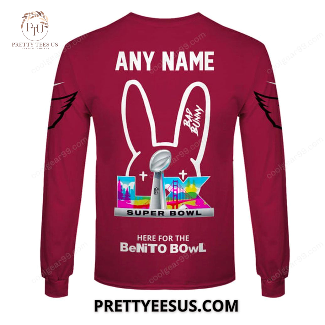 Arizona Cardinals x Bad Bunny 2026 Super Bowl Hoodie Arizona Cardinals x Bad Bunny 2026 Super Bowl Hoodie