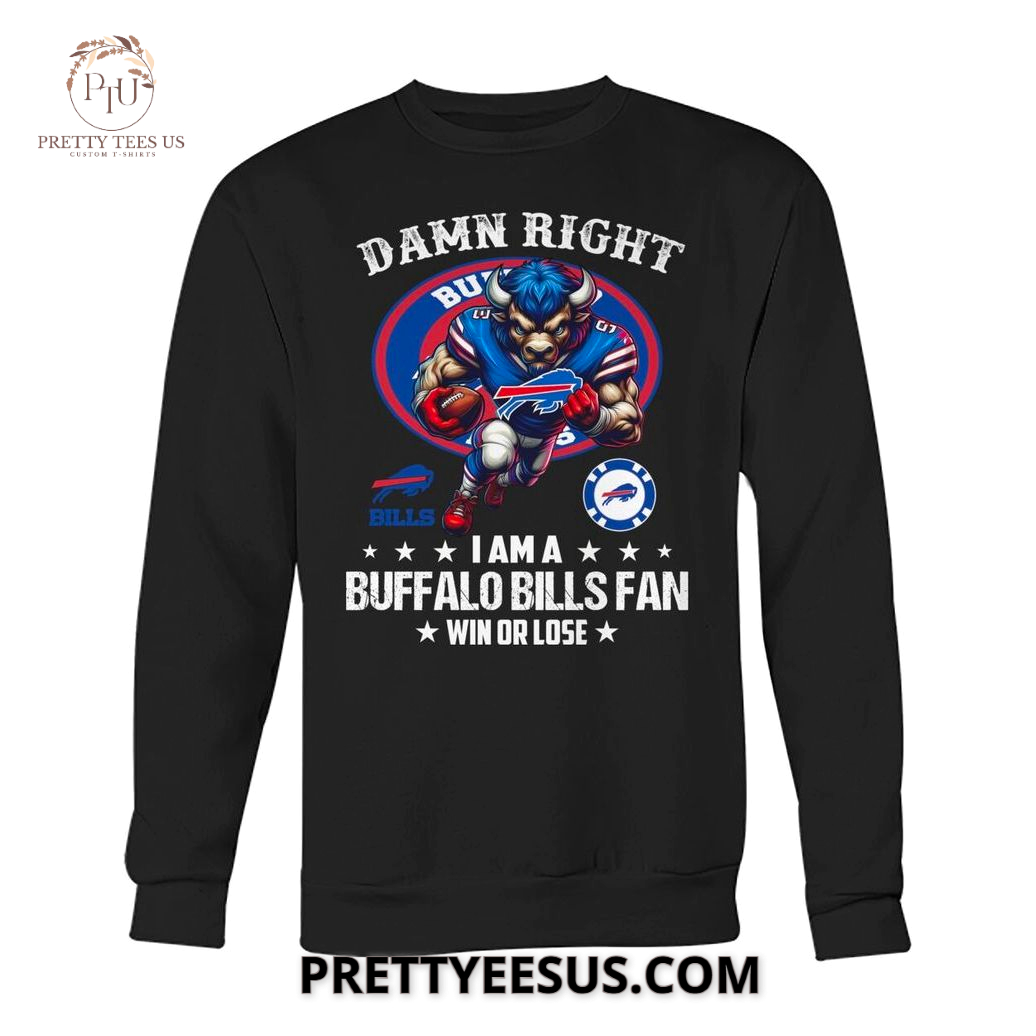 Buffalo Bills I Am A Fan Win Or Lose T-Shirt Buffalo Bills I Am A Fan Win Or Lose T-Shirt