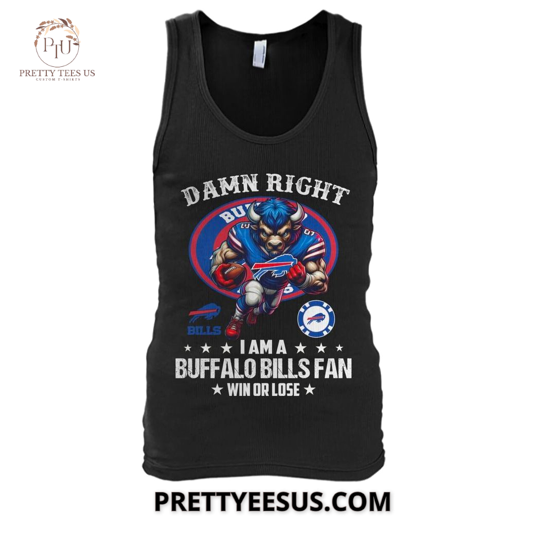 Buffalo Bills I Am A Fan Win Or Lose T-Shirt Buffalo Bills I Am A Fan Win Or Lose T-Shirt