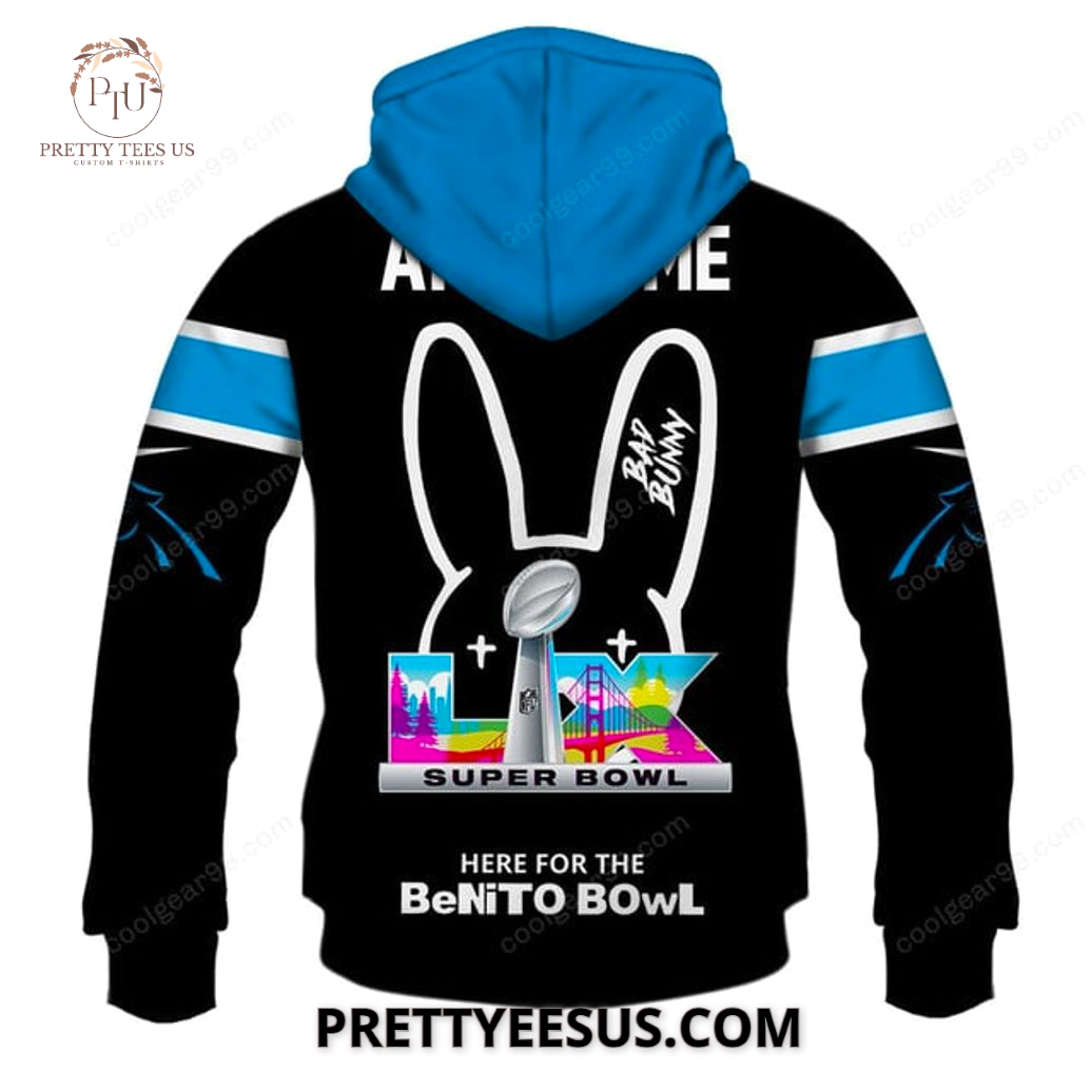Carolina Panthers x Bad Bunny 2026 Super Bowl Hoodie Carolina Panthers x Bad Bunny 2026 Super Bowl Hoodie