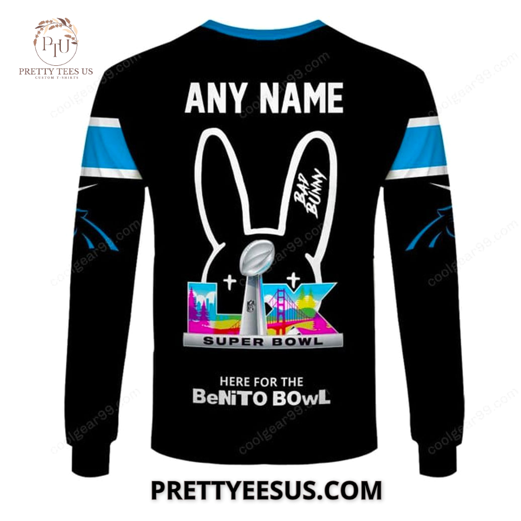 Carolina Panthers x Bad Bunny 2026 Super Bowl Hoodie Carolina Panthers x Bad Bunny 2026 Super Bowl Hoodie