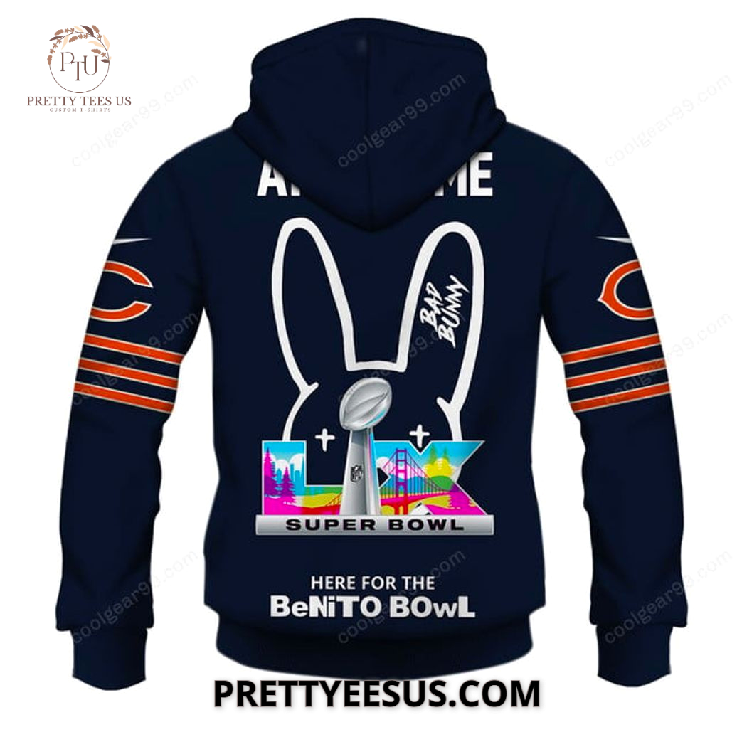 Chicago Bears x Bad Bunny 2026 Super Bowl Hoodie Chicago Bears x Bad Bunny 2026 Super Bowl Hoodie