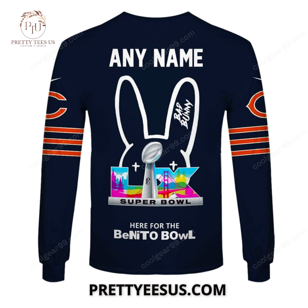 Chicago Bears x Bad Bunny 2026 Super Bowl Hoodie Chicago Bears x Bad Bunny 2026 Super Bowl Hoodie