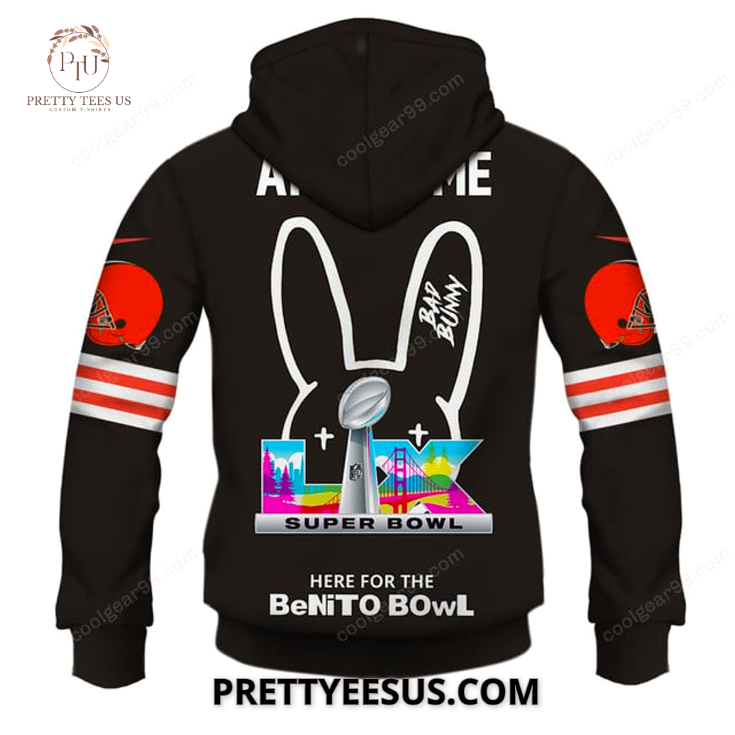 Cleveland Browns x Bad Bunny 2026 Super Bowl Hoodie Cleveland Browns x Bad Bunny 2026 Super Bowl Hoodie