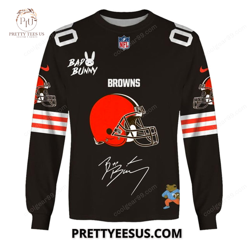 Cleveland Browns x Bad Bunny 2026 Super Bowl Hoodie Cleveland Browns x Bad Bunny 2026 Super Bowl Hoodie