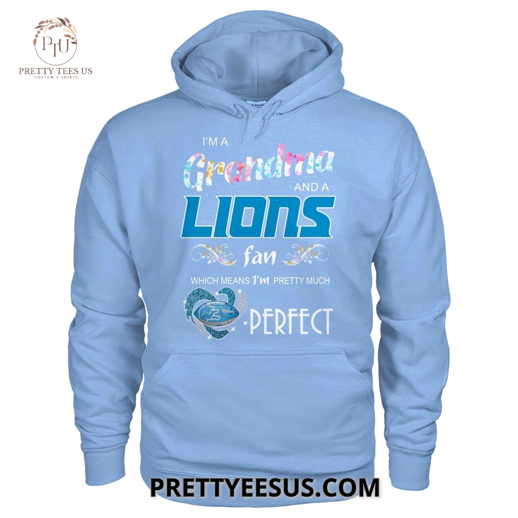 Detroit Lions I'M A Grandma And A Fan T-Shirt Detroit Lions I'M A Grandma And A Fan T-Shirt