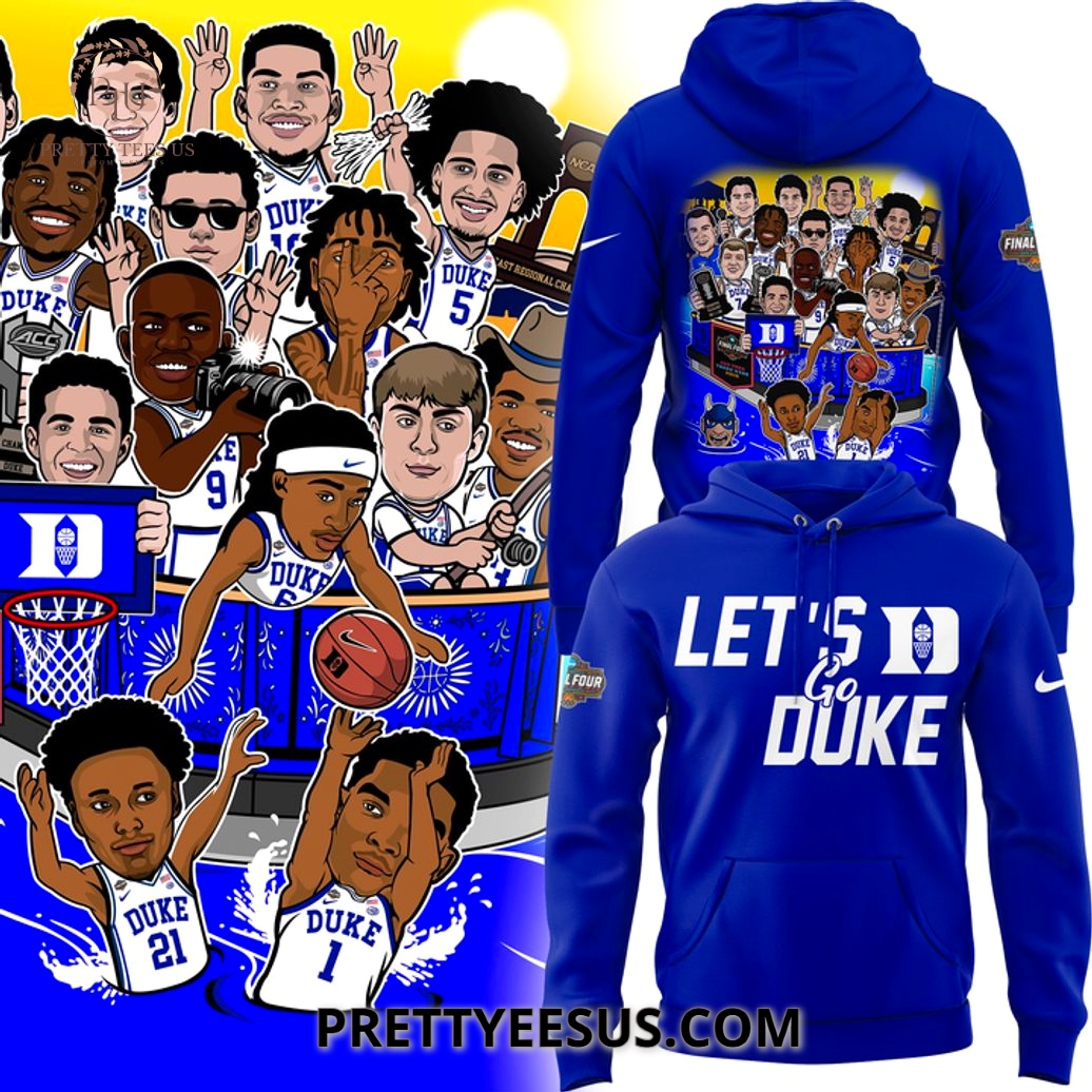Duke Blue Devils Men's Basketball Let's Go Duke Hoodie Duke Blue Devils Men's Basketball Let's Go Duke Hoodie