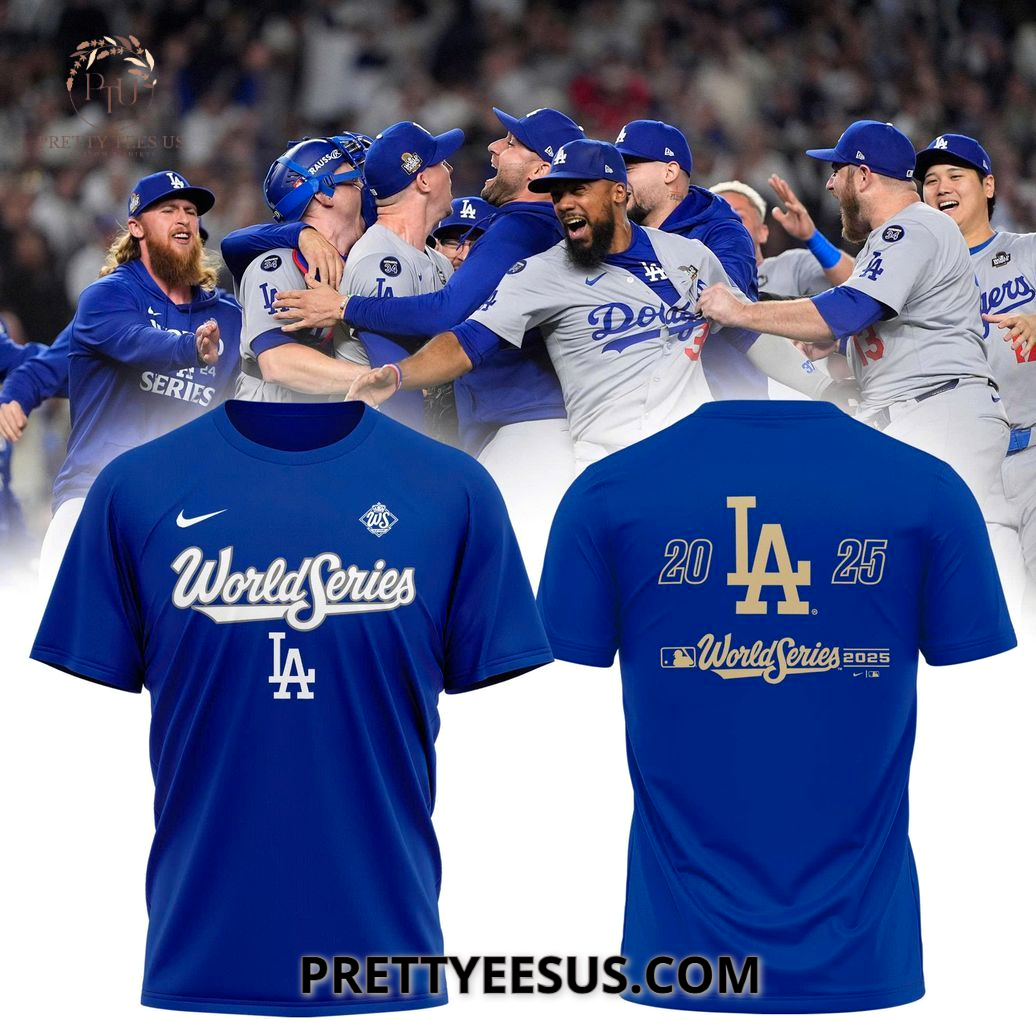 Los Angeles Dodgers 2025 World Series 3D T-Shirt Los Angeles Dodgers 2025 World Series 3D T-Shirt