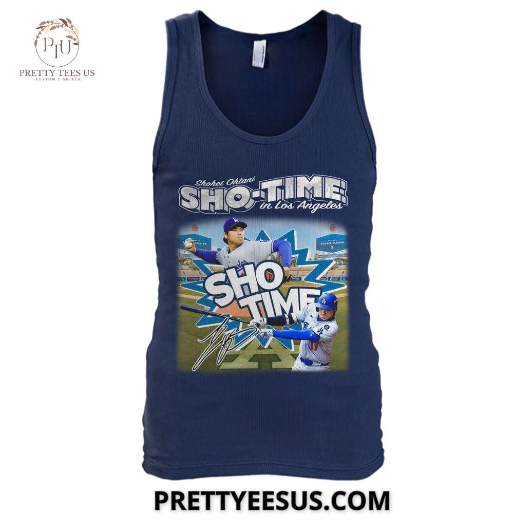 Los Angeles Dodgers Shohei Ohtani Los Angeles Dodgers Shohei Ohtani Sho-Time In Los Angeles T-Shirt Los Angeles Dodgers Shohei Ohtani Los Angeles Dodgers Shohei Ohtani Sho-Time In Los Angeles T-Shirt