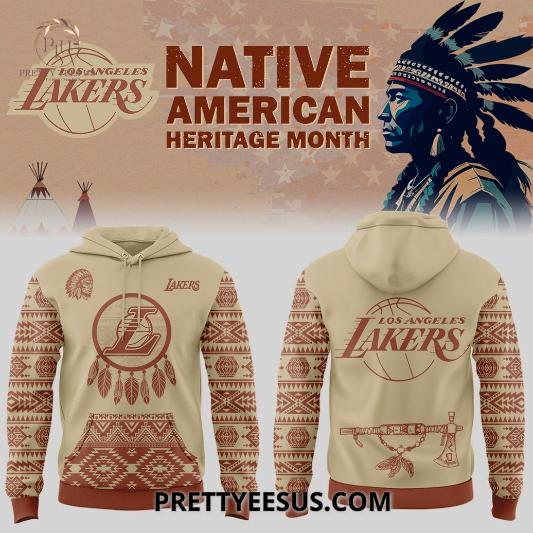 Los Angeles Lakers x Native American Heritage Month Hoodie Los Angeles Lakers x Native American Heritage Month Hoodie