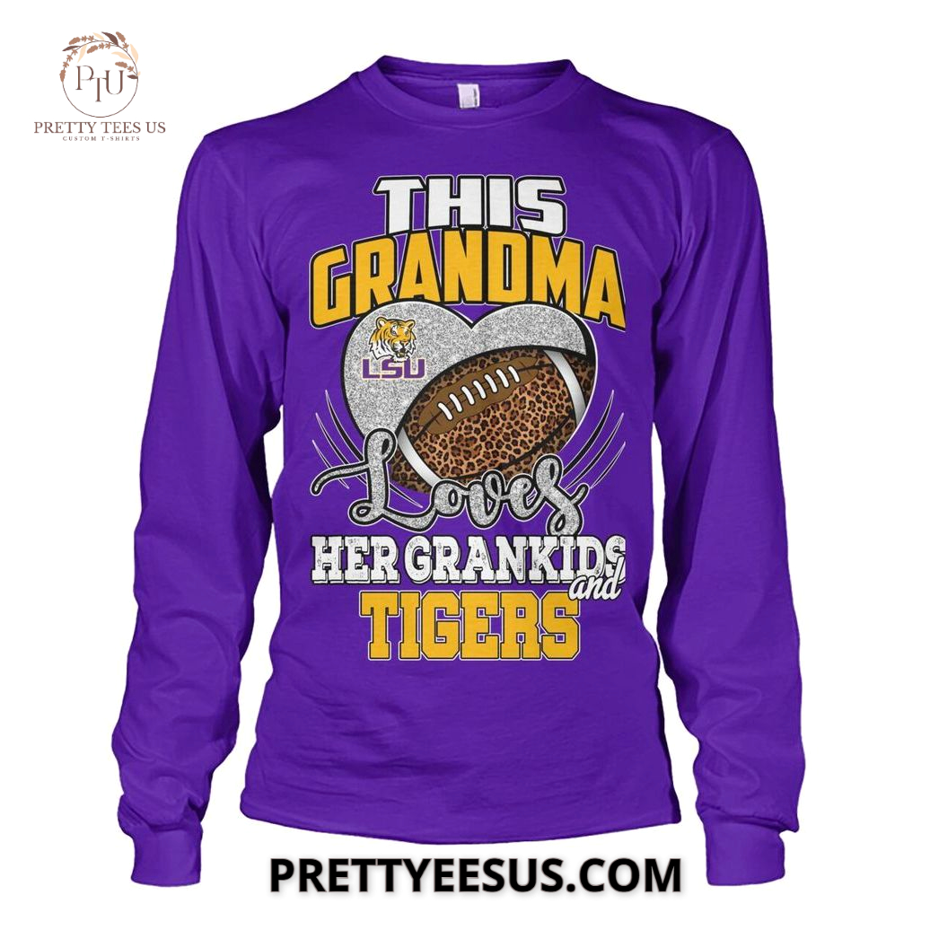 LSU This Grandma Loves Her Grankids And Tigers T-Shirt LSU This Grandma Loves Her Grankids And Tigers T-Shirt