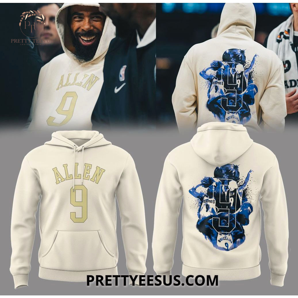 Memphis Grizzlies Tony Allen 09 Hoodie Memphis Grizzlies Tony Allen 09 Hoodie