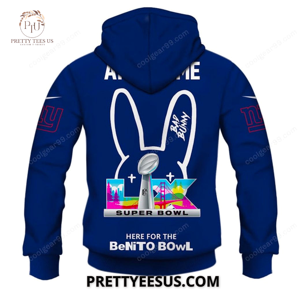 New York Giants x Bad Bunny 2026 Super Bowl Hoodie New York Giants x Bad Bunny 2026 Super Bowl Hoodie