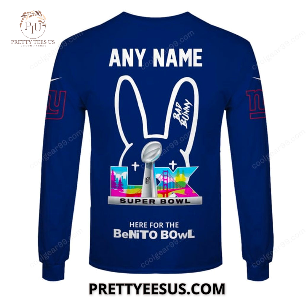 New York Giants x Bad Bunny 2026 Super Bowl Hoodie New York Giants x Bad Bunny 2026 Super Bowl Hoodie