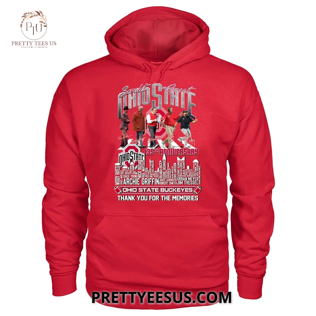 Ohio State Buckeyes 135 Anniversary 2025 T-Shirt Ohio State Buckeyes 135 Anniversary 2025 T-Shirt