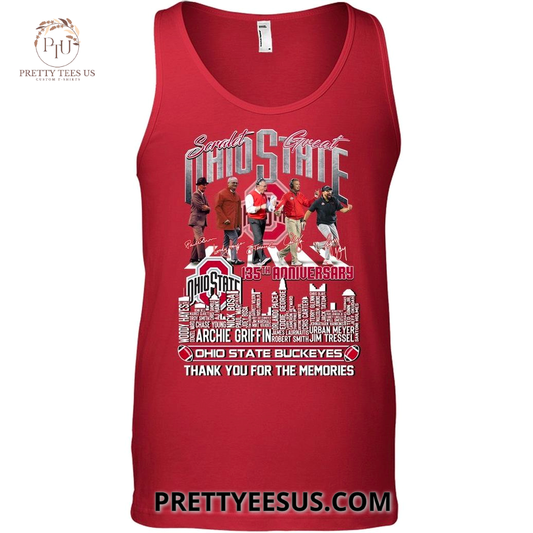 Ohio State Buckeyes 135 Anniversary 2025 T-Shirt Ohio State Buckeyes 135 Anniversary 2025 T-Shirt