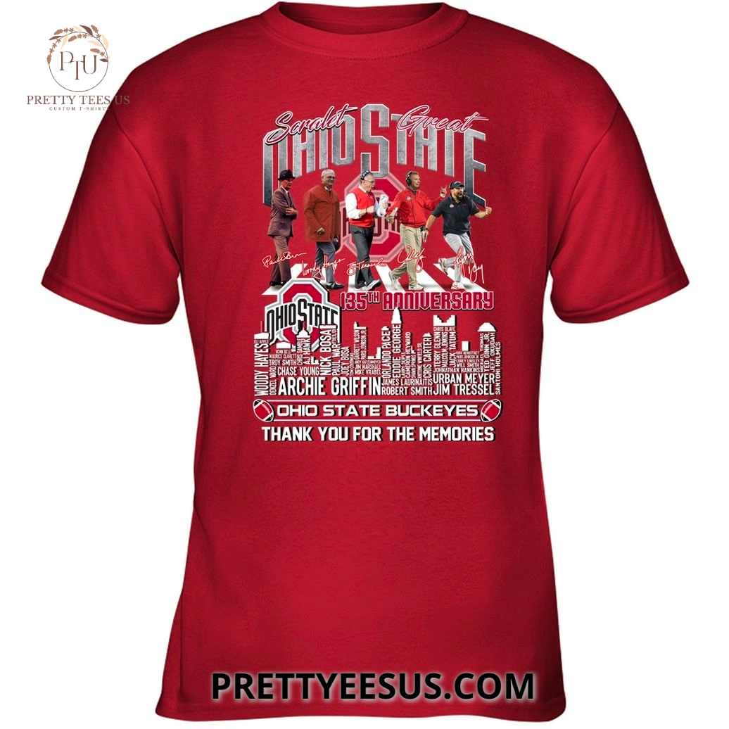Ohio State Buckeyes 135 Anniversary 2025 T-Shirt Ohio State Buckeyes 135 Anniversary 2025 T-Shirt