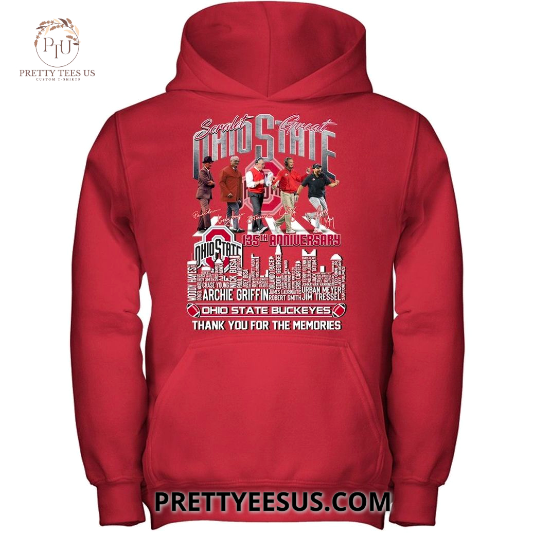 Ohio State Buckeyes 135 Anniversary 2025 T-Shirt Ohio State Buckeyes 135 Anniversary 2025 T-Shirt