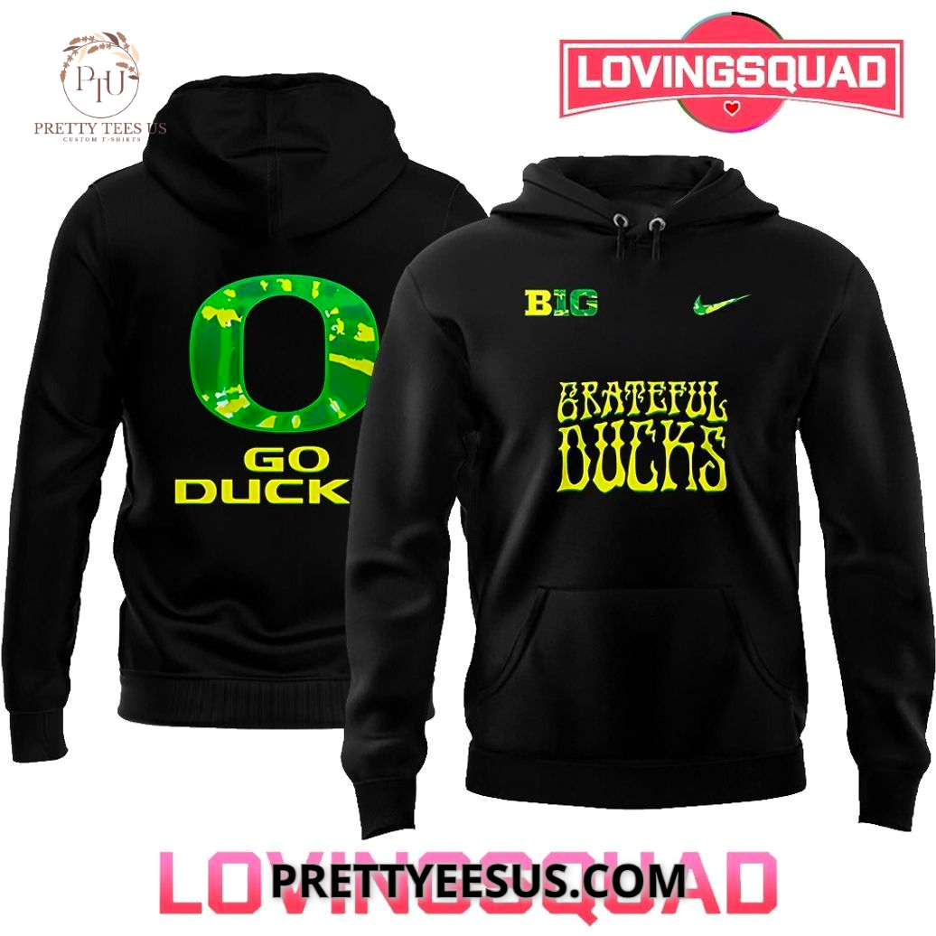 Oregon Ducks Football x Grateful Ducks Hoodie Oregon Ducks Football x Grateful Ducks Hoodie