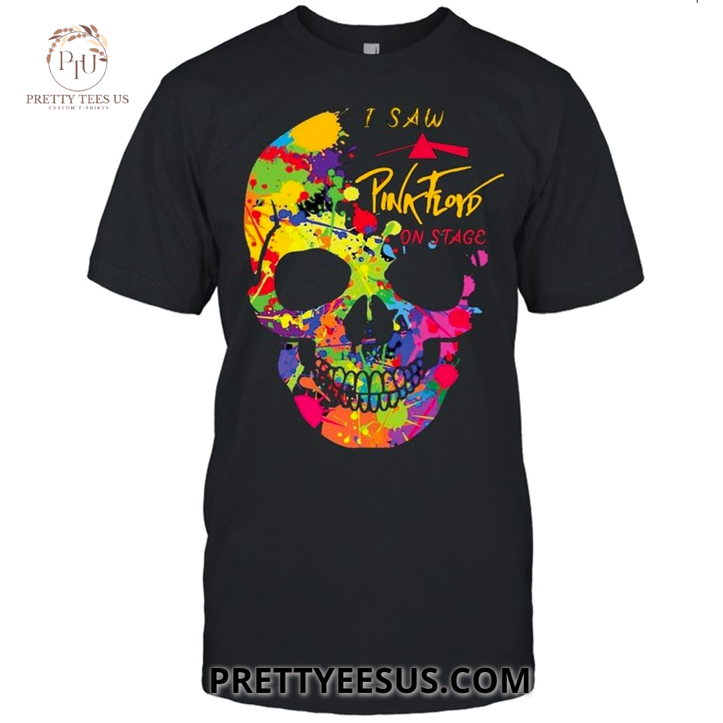 Pink Floyd I Saw Pink Floyd On Stage T-Shirt Pink Floyd I Saw Pink Floyd On Stage T-Shirt