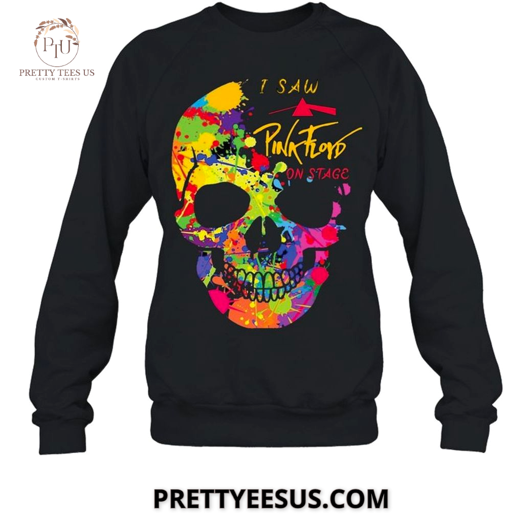 Pink Floyd I Saw Pink Floyd On Stage T-Shirt Pink Floyd I Saw Pink Floyd On Stage T-Shirt