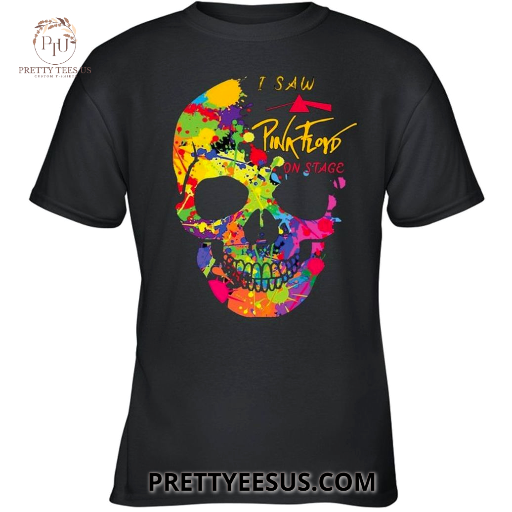 Pink Floyd I Saw Pink Floyd On Stage T-Shirt Pink Floyd I Saw Pink Floyd On Stage T-Shirt