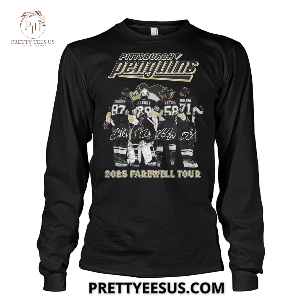 Pittsburgh Penguins 2025 Farewell Tour T-shirt Pittsburgh Penguins 2025 Farewell Tour T-shirt