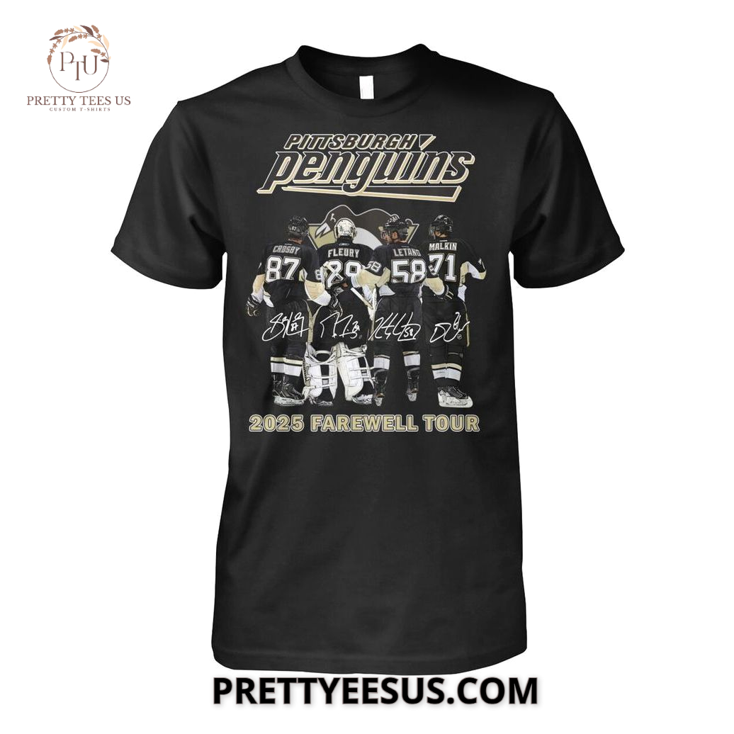 Pittsburgh Penguins 2025 Farewell Tour T-shirt Pittsburgh Penguins 2025 Farewell Tour T-shirt
