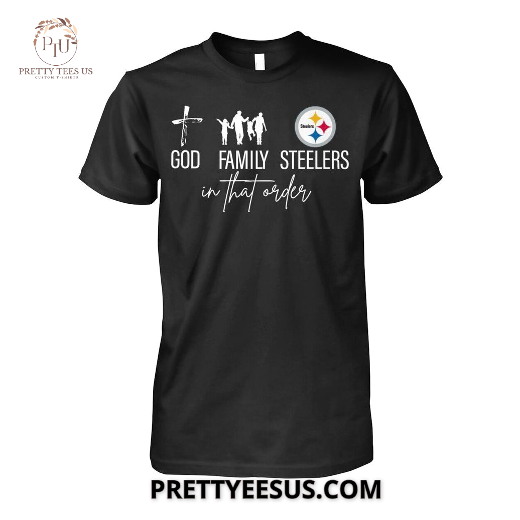 Pittsburgh Steelers God Family In That Orofer T-Shirt Pittsburgh Steelers God Family In That Orofer T-Shirt