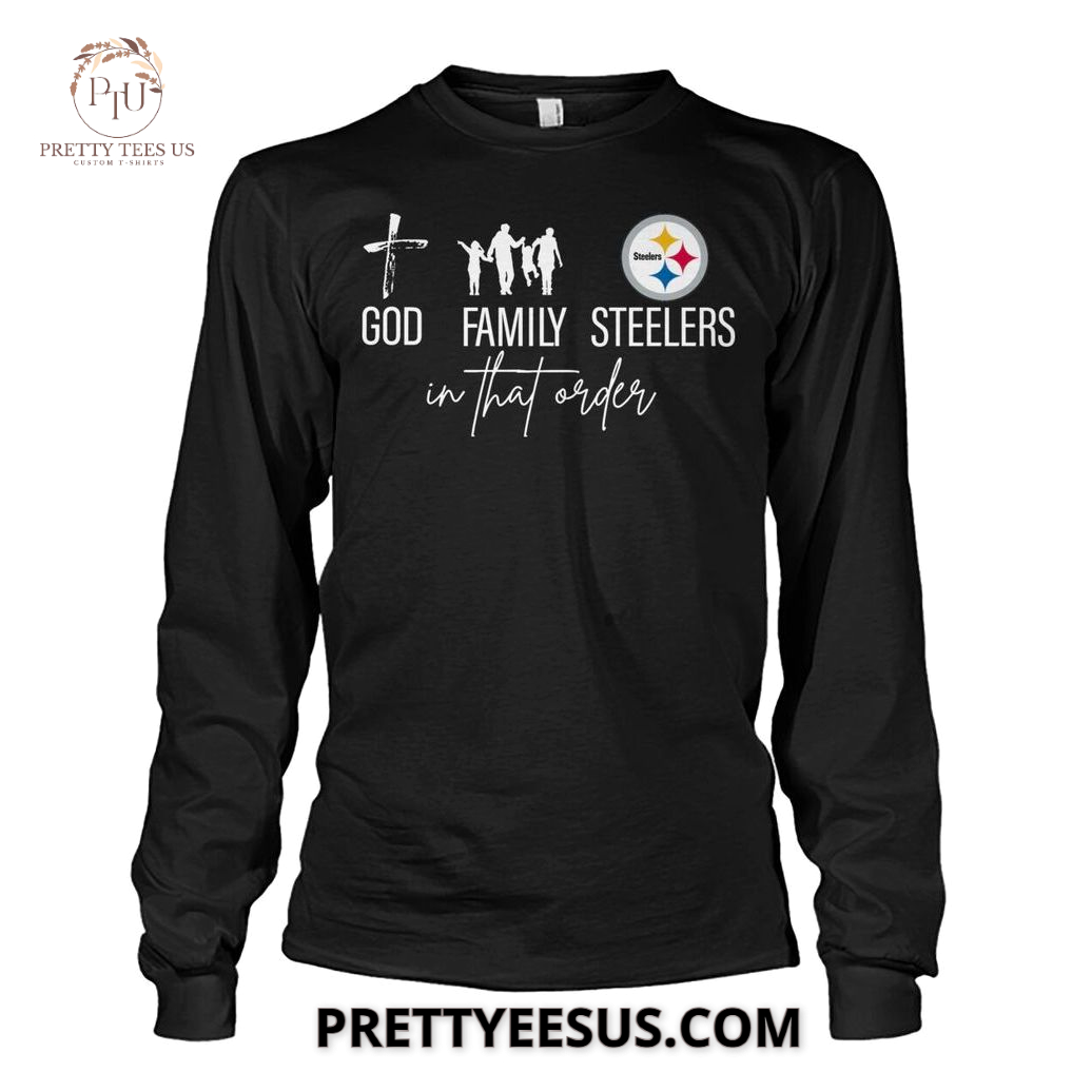Pittsburgh Steelers God Family In That Orofer T-Shirt Pittsburgh Steelers God Family In That Orofer T-Shirt