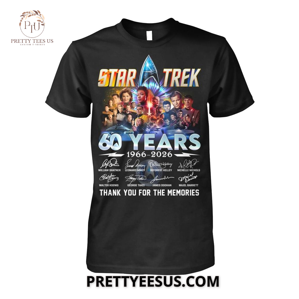 Star Trek 1966-2026 Thank You For The Memories T-Shirt Star Trek 1966-2026 Thank You For The Memories T-Shirt
