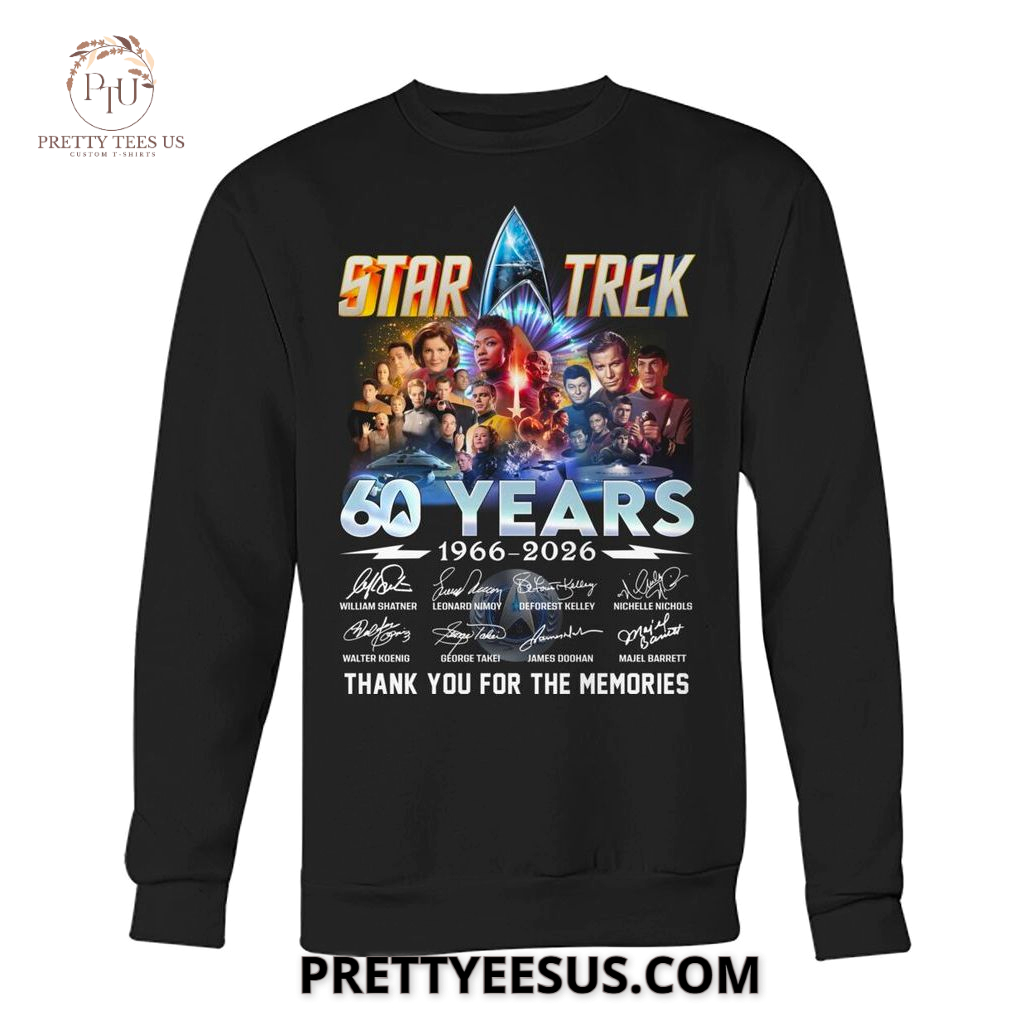 Star Trek 1966-2026 Thank You For The Memories T-Shirt Star Trek 1966-2026 Thank You For The Memories T-Shirt