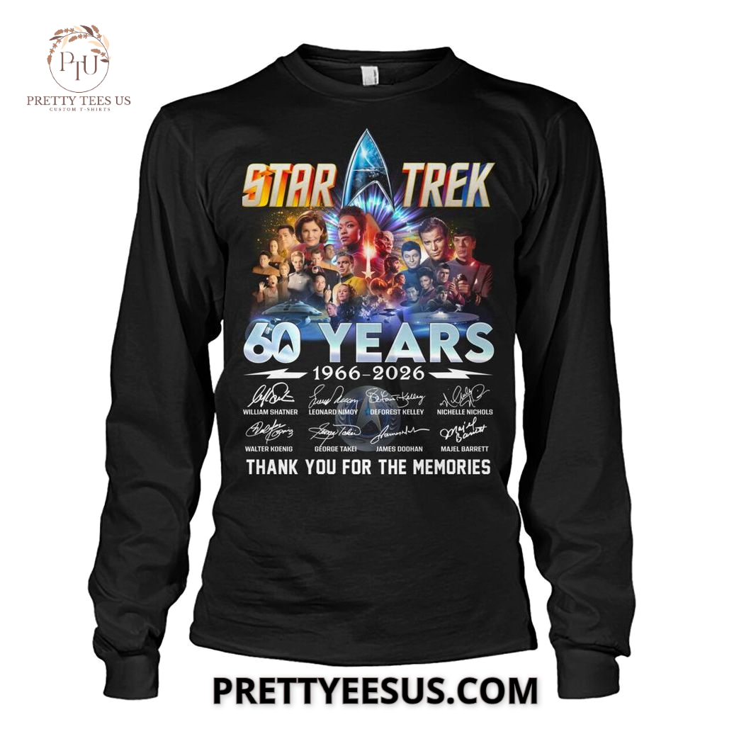 Star Trek 1966-2026 Thank You For The Memories T-Shirt Star Trek 1966-2026 Thank You For The Memories T-Shirt