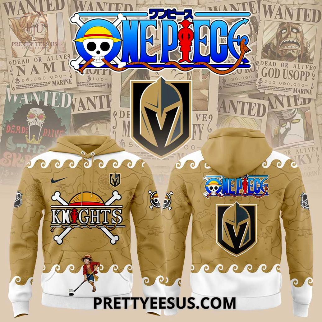 Vegas Golden Knights x One Pice Hoodie Vegas Golden Knights x One Pice Hoodie