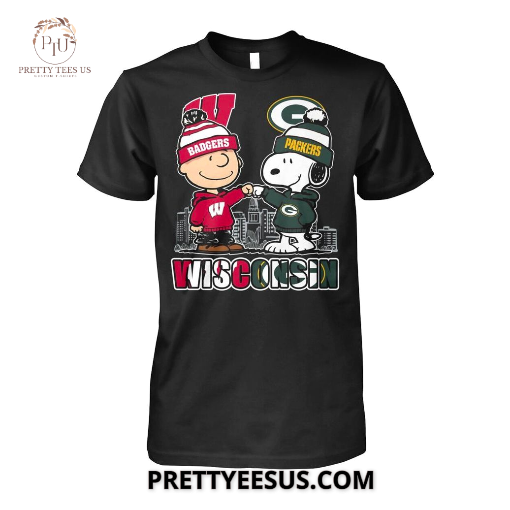 Wisconsin Badgers X Green Bay Backers Wisconsin T-shirt Wisconsin Badgers X Green Bay Backers Wisconsin T-shirt