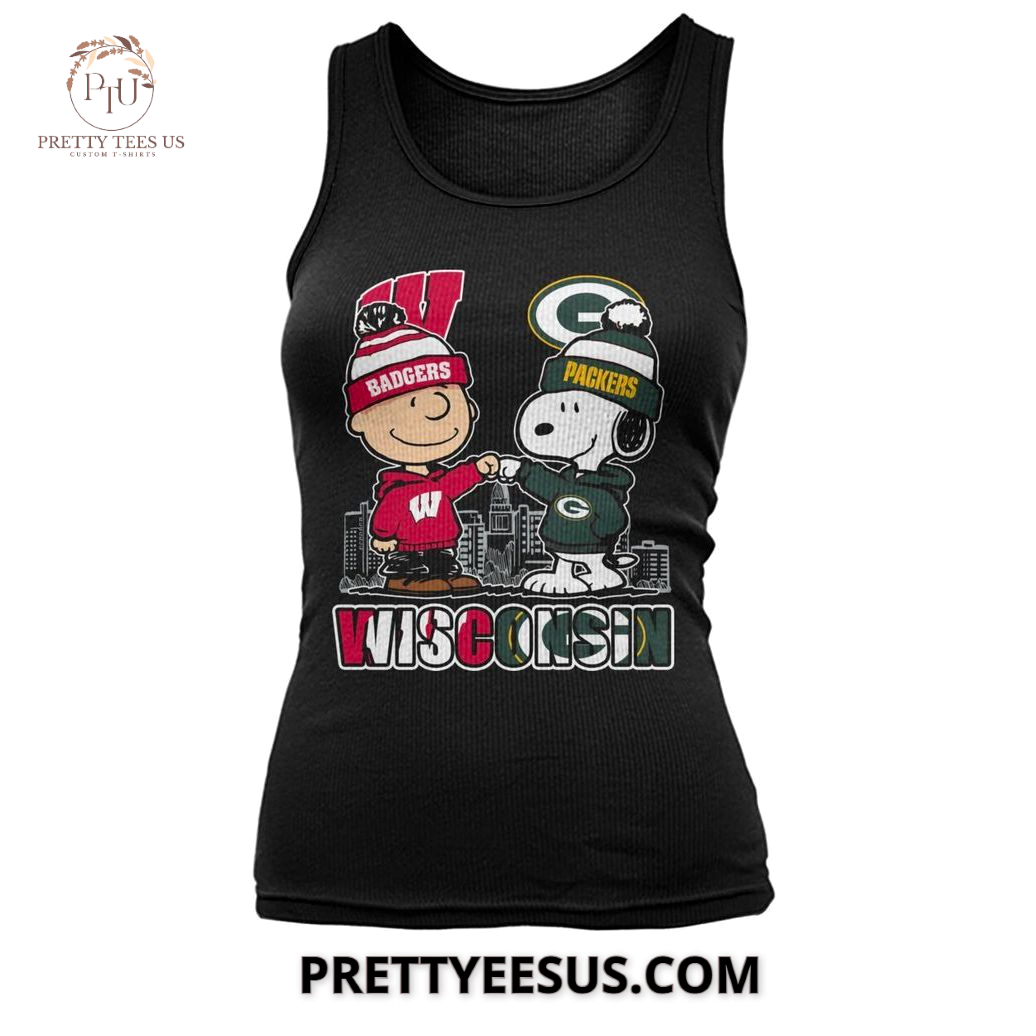 Wisconsin Badgers X Green Bay Backers Wisconsin T-shirt Wisconsin Badgers X Green Bay Backers Wisconsin T-shirt