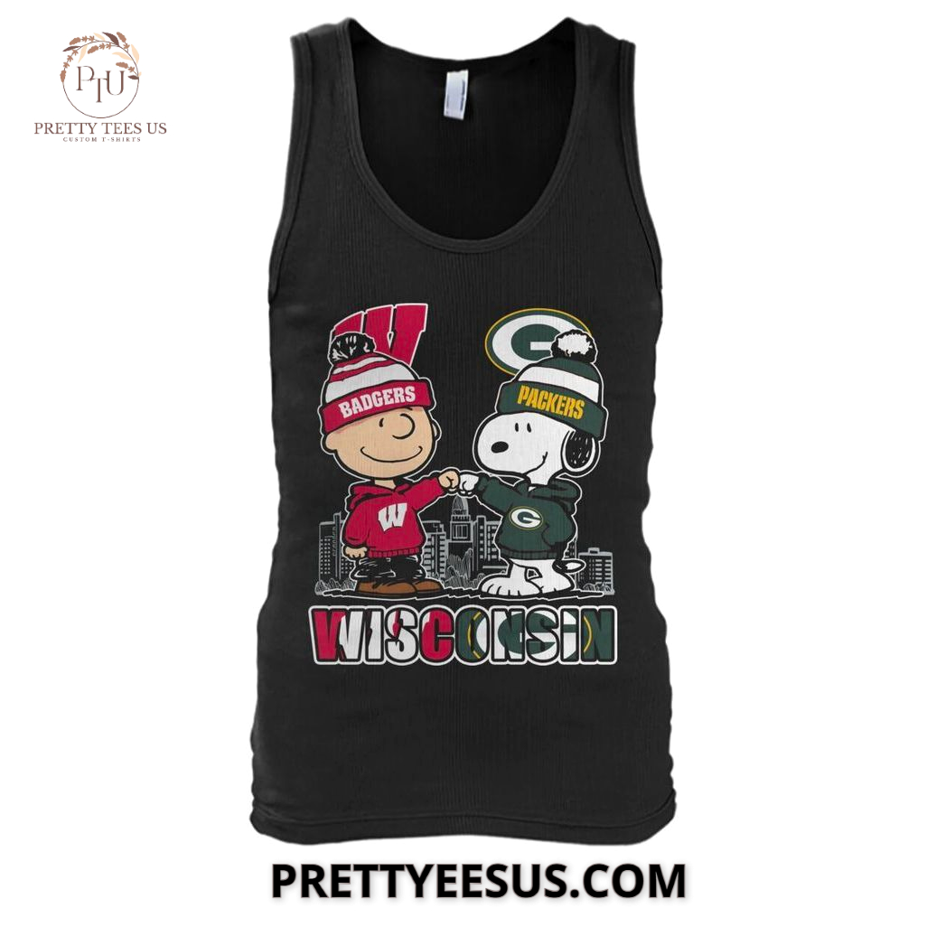 Wisconsin Badgers X Green Bay Backers Wisconsin T-shirt Wisconsin Badgers X Green Bay Backers Wisconsin T-shirt