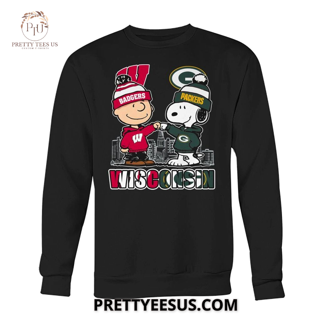 Wisconsin Badgers X Green Bay Backers Wisconsin T-shirt Wisconsin Badgers X Green Bay Backers Wisconsin T-shirt