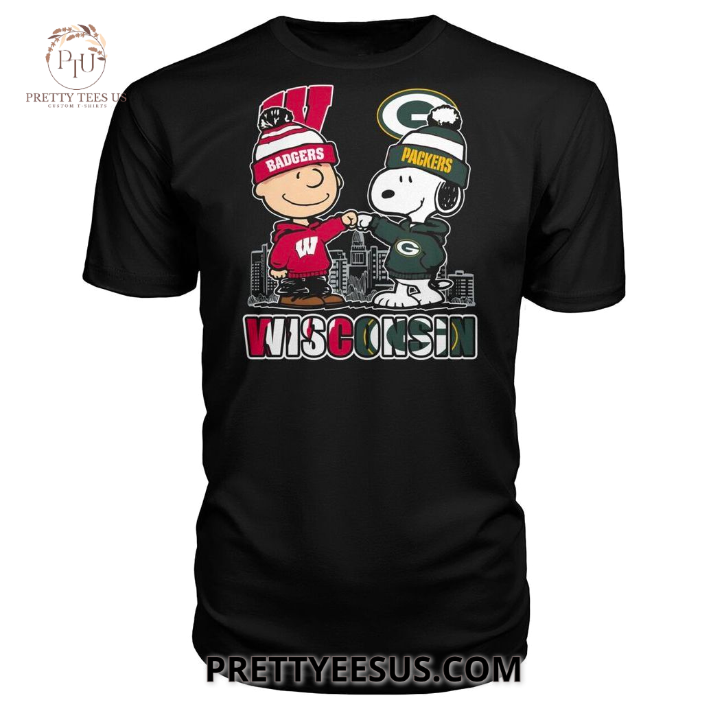 Wisconsin Badgers X Green Bay Backers Wisconsin T-shirt Wisconsin Badgers X Green Bay Backers Wisconsin T-shirt