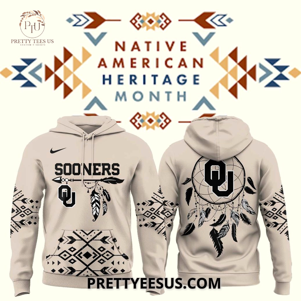 Oklahoma Sooners Football x Native American Heritage Month Hoodie Oklahoma Sooners Football x Native American Heritage Month Hoodie